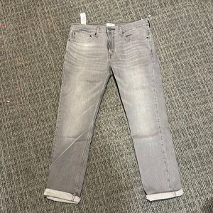 Grey Levi Slim Fit Jeans 34 Waist 30 Length